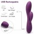 Engily Ross Bacall 2.0 - Vibrateur point G avec bras clitoridien (violet)