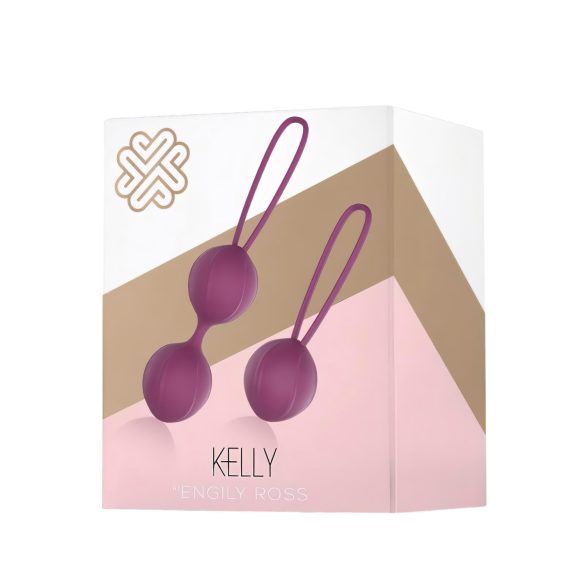 Engily Ross Kelly - Set de boules de geisha 2 pièces (violet)
