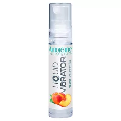   Amoréane - lubrifiant stimulant effet vibrant liquide à la pêche (10 ml)