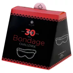   Secret Play - Défi Bondage 30 Jours - jeu de cartes de défi bondage (anglais, espagnol)
