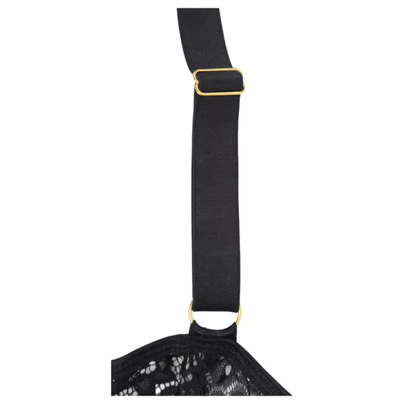 Subblime - body à motifs avec ceinture en satin (noir)