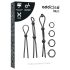 Addicted Toys - Ensemble de 7 anneaux pénis en silicone (noir)