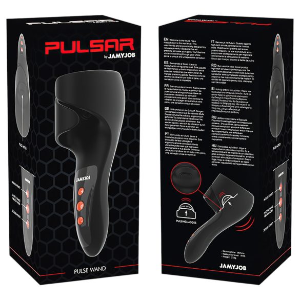 JamyJob - vibromasseur pulsant pour gland (noir)