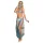 Subblime - Déguisement de harem sexy avec voile (bleu) - L/XL