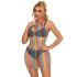 Subblime 952341 - Arc-en-ciel filet, col halter - S-L