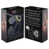 IBIZA - gode ceinture vibrant stimulateur clitoridien - silicone noir