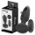 Addicted Toys - vibromasseur anal à langue rotative - silicone noir
