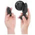 Addicted Toys - vibromasseur anal à langue rotative - silicone noir
