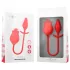 Intense Melanie - stimulateur clitoridien 2en1 langue vibrante - silicone rouge