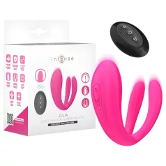   Intense Julia - vibromasseur point G et clitoris - silicone rose