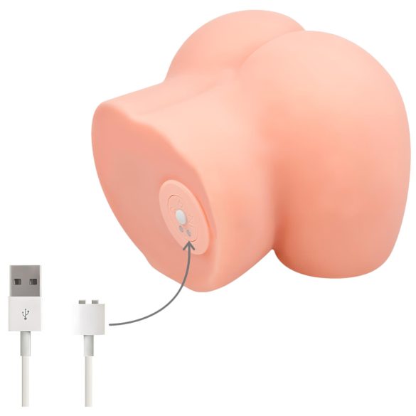 Intense - masturbateur réaliste vierge vibrant - finition naturelle