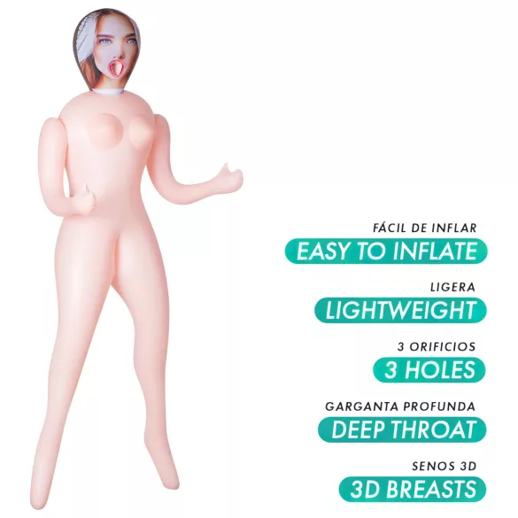 Intense Dolls Nicole - poupée sexuelle gonflable femme