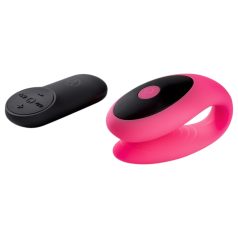 Virgite - vibromasseur couple télécommande (noir-rose)