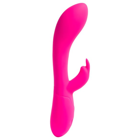 Vibrateur Lucas - rechargeable, avec stimulateur de clitoris (rose)