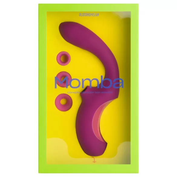 Platanomelón Momba - stimulateur clitoridien et point G sans contact - rouge