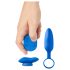 Platanomelón Mobi - Set vibrateur radio rechargeable - 2 pièces (bleu)