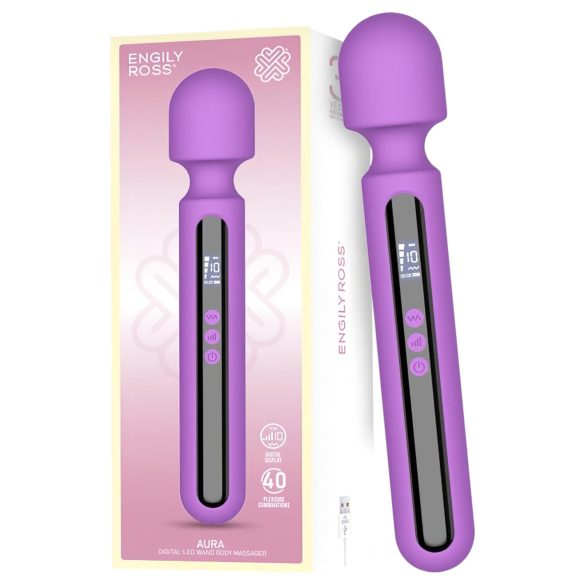 Engily Ross Aura - vibromasseur digital rechargeable (violet)