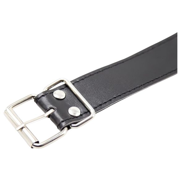 Latetobed - bâillon bouche ouverte - cuir noir