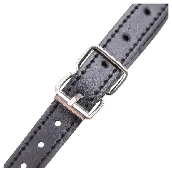 Latetobed - bâillon bouche forme lèvres - silicone noir