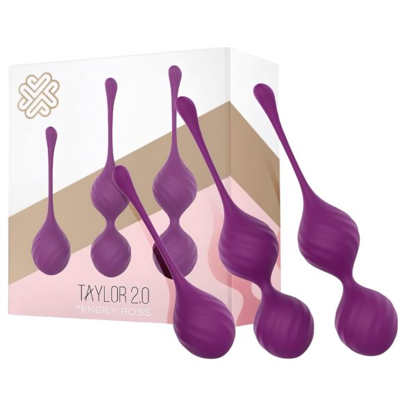 Engily Ross Taylor 2.0 - Set de 3 boules de geisha (violet)