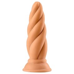 Max & Co Felix - plug anal torsadé - 15 cm (naturel)