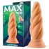 Max & Co Felix - plug anal torsadé - 15 cm (naturel)