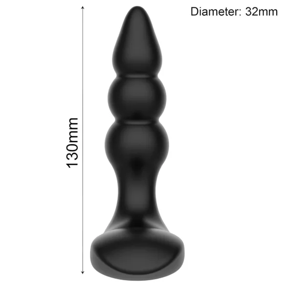 AfterDark - masseur prostatique vibrant - silicone noir
