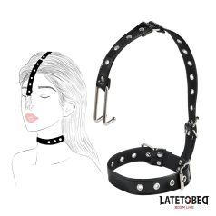 Latetobed - collier avec crochet nasal (noir)