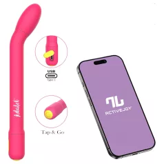   Adalet Gently - vibromasseur point G et prostate connecté - silicone rose
