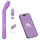 Adalet Gently - stimulateur vibrant point G et prostate - violet - connecté