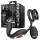 IntoYou Bruce - stimulateur prostatique rotatif radio-commandé avec double anneau (noir)