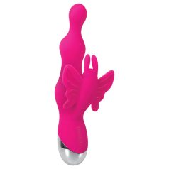   Evolved - Vibromasseur à perles avec stimulateur clitoridien (rose)