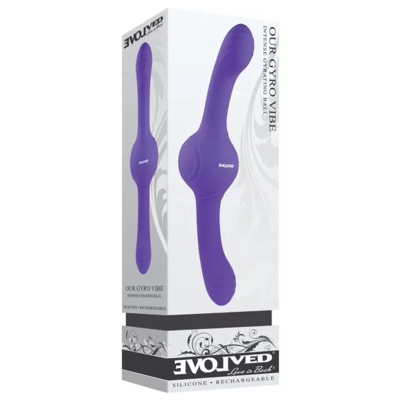 Evolved - vibromasseur double vibrant rechargeable - silicone violet