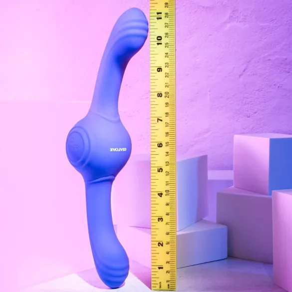 Evolved - vibromasseur double vibrant rechargeable - silicone violet