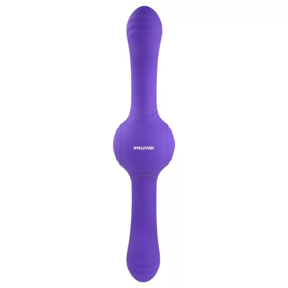 Evolved - vibromasseur double vibrant rechargeable - silicone violet
