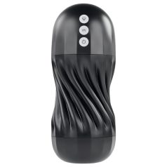   Playboy Solo Stroker - masturbateur suceur rechargeable (noir)
