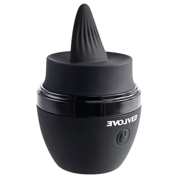 Evolved Tongue Tied - vibromasseur à langue rechargeable (noir)