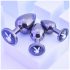 Playboy - Coffret de plugs anaux - 3 pièces (argent)