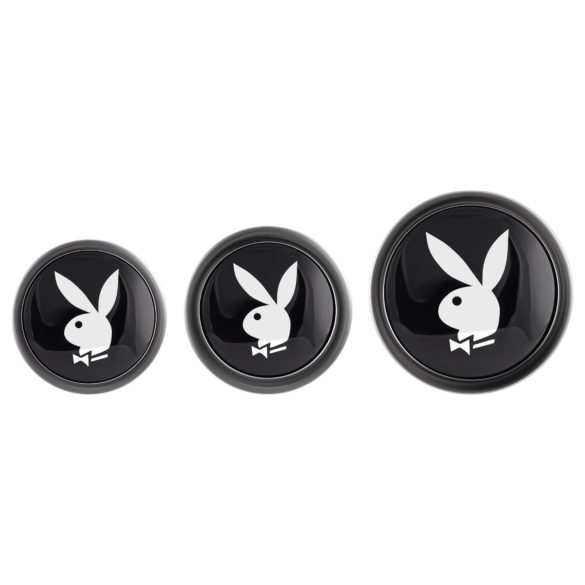 Playboy - set de plugs anaux - 3 pièces - argenté