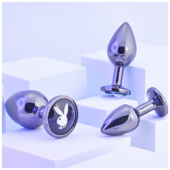 Playboy - set de plugs anaux - 3 pièces - argenté