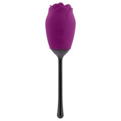   Playboy - rose vibreur étanche à langue rechargeable (violet)