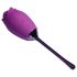 Playboy - rose vibreur étanche à langue rechargeable (violet)