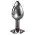 Playboy Tux - Plug anal petit (argent)