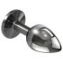 Playboy Tux - Plug anal petit (argent)
