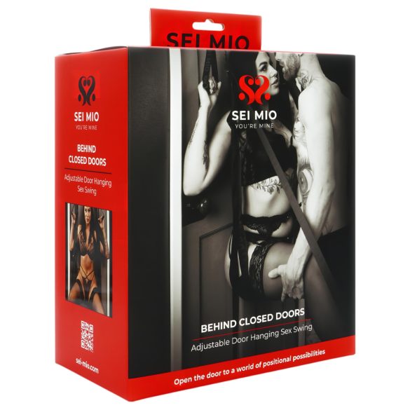 Sei Mio - balançoire noire pour porte
