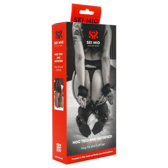 Sei Mio - Menottes pour chevilles et poignets (noir)