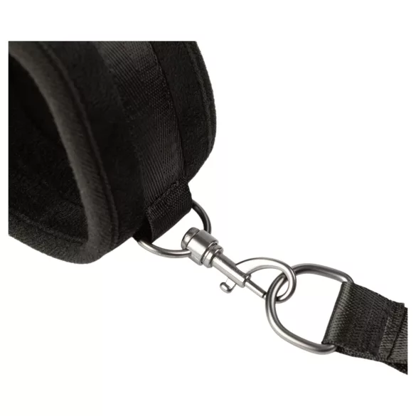 Sei Mio - menottes chevilles et poignets - cuir noir