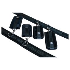 Sei Mio - Menottes poignets, chevilles et cuisses (noir)