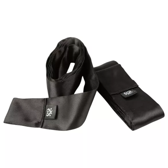 Sei Mio - kit de bondage en satin - noir