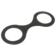 Sei Mio - menottes en silicone - taille M - noir